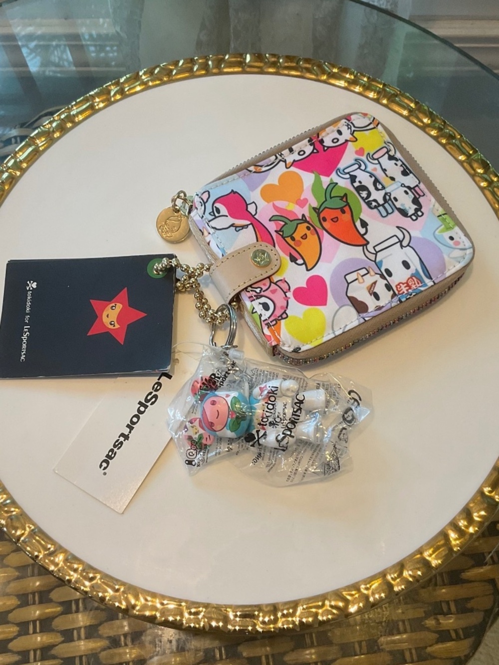 LeSportsac RARE Y2K Tokidoki DENARO L’AMORE Wallet NWT